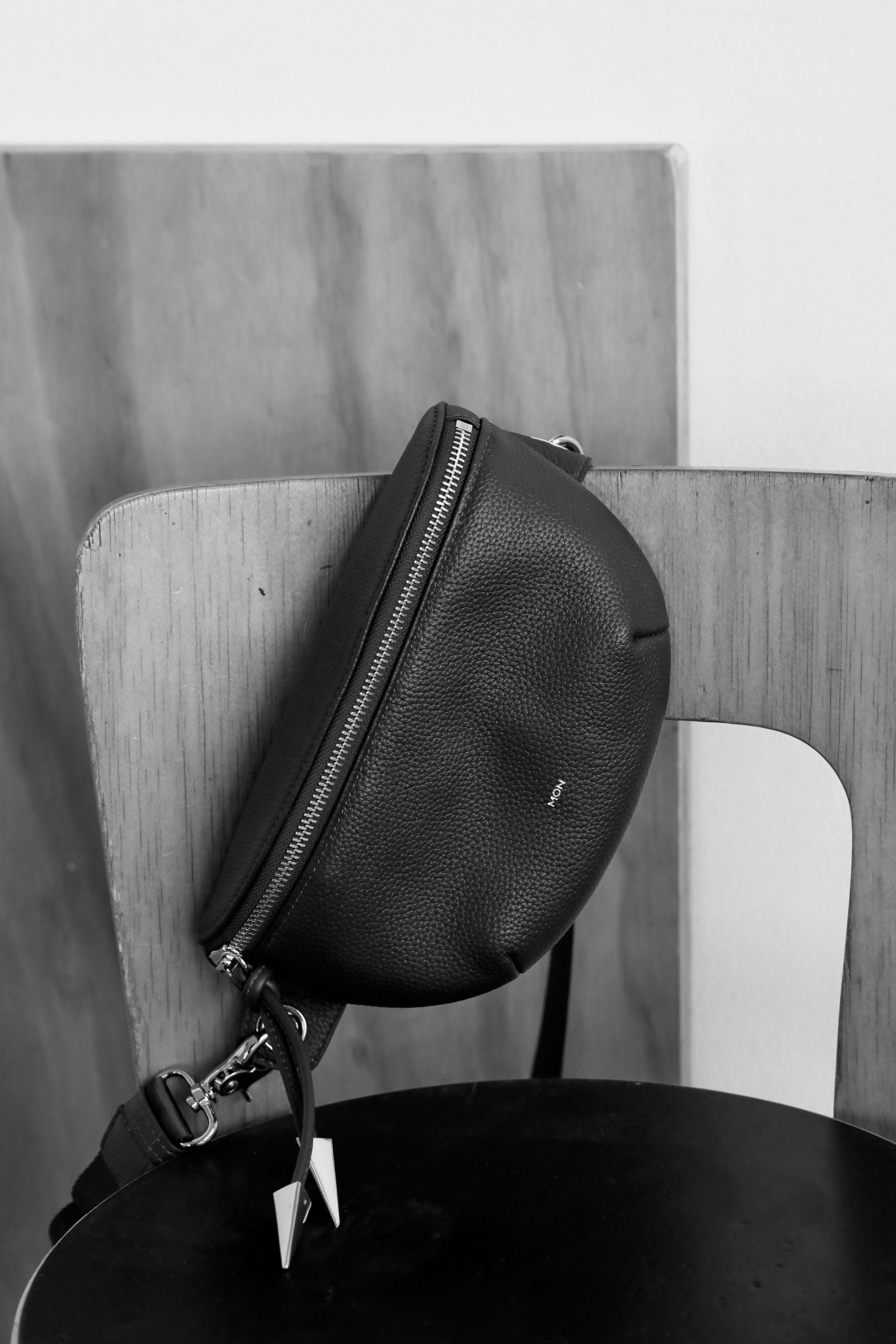 Soho Pebbled Leather Bumbag Black Gold soho-pebbled-leather-bumbag-black-gold