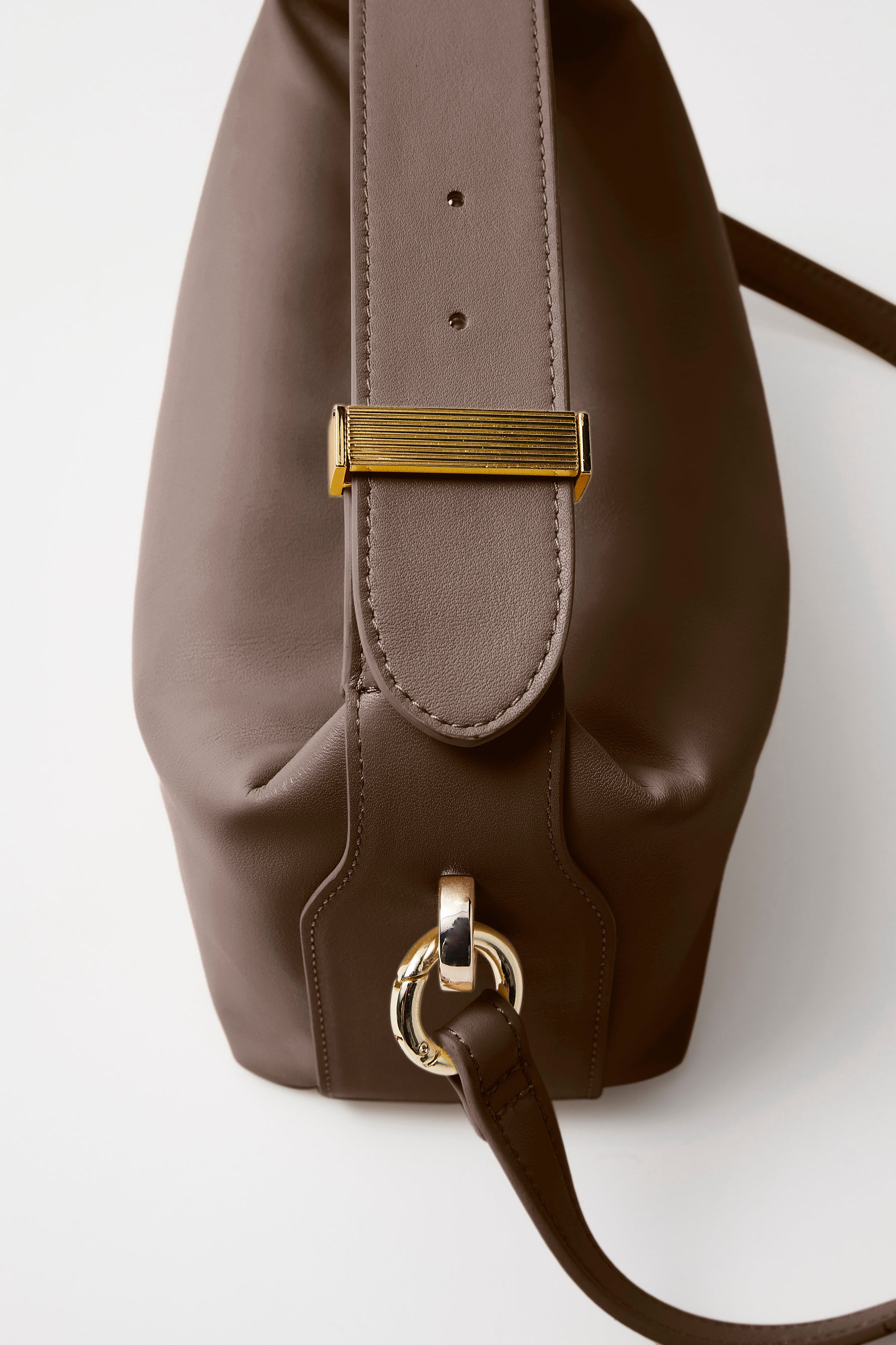 Kate Soft Leather Handbag | Walnut