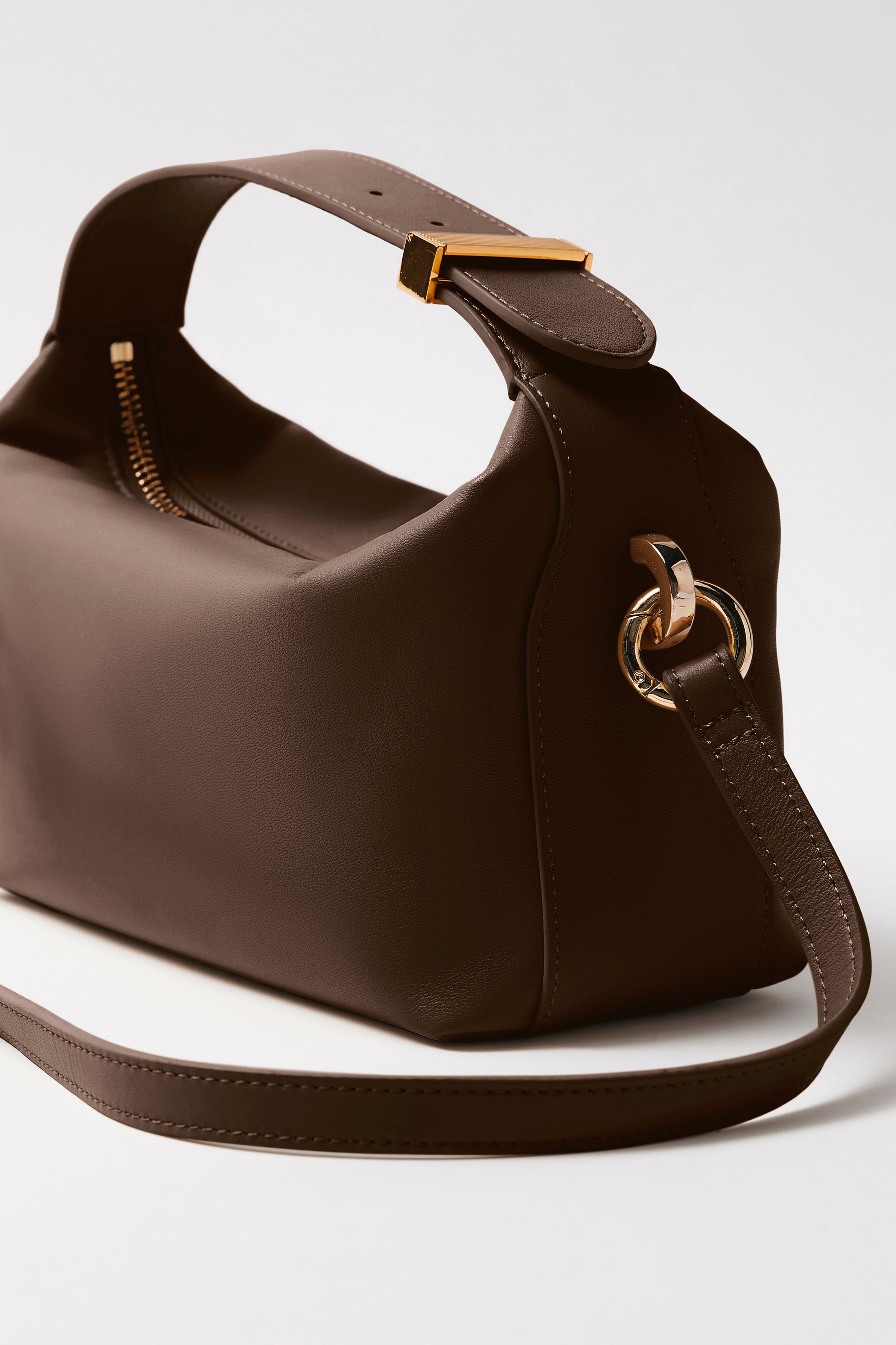 Kate Soft Leather Handbag | Walnut