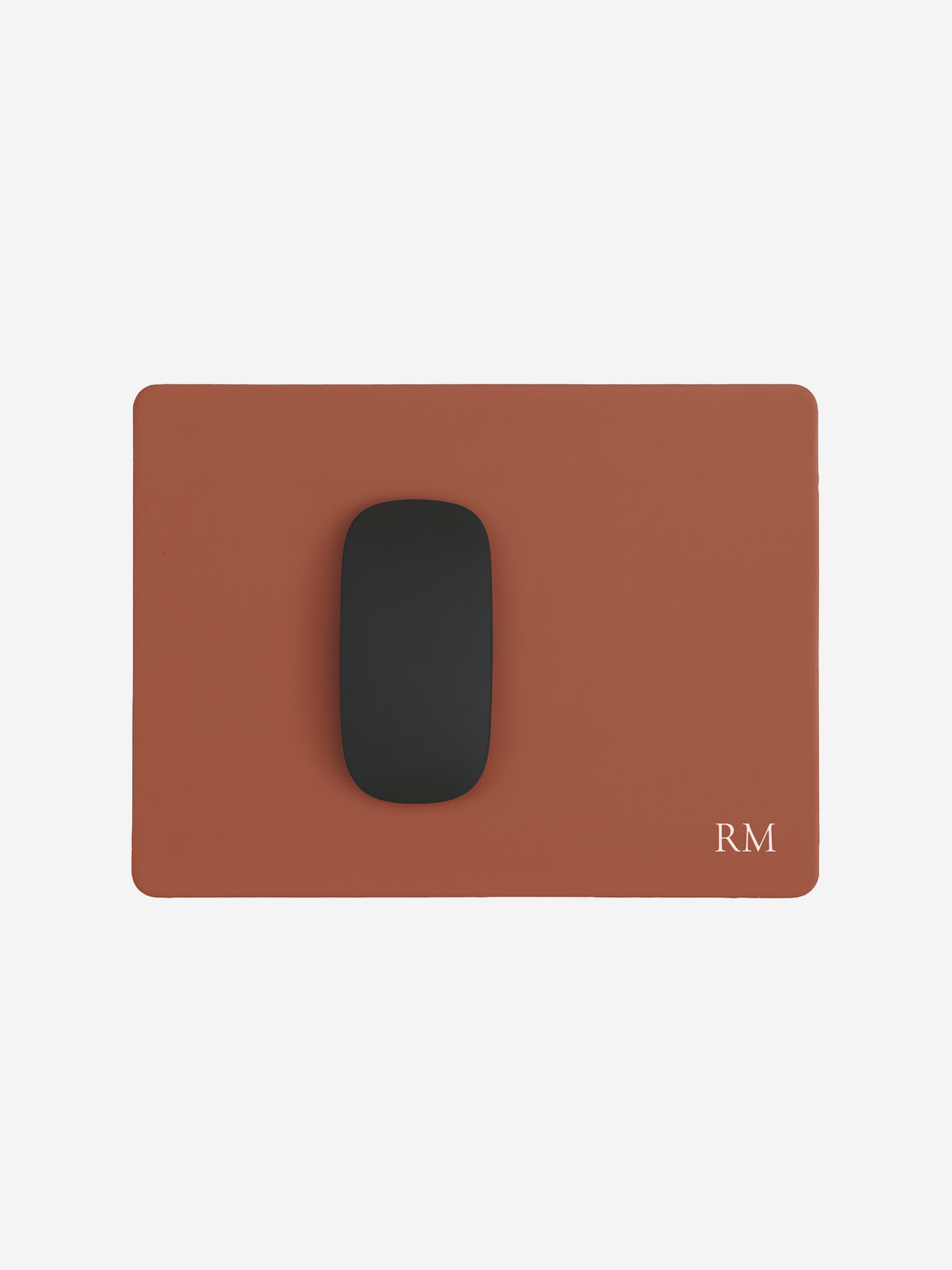 Personalised Vegetable Tan Mouse Mat | Cognac