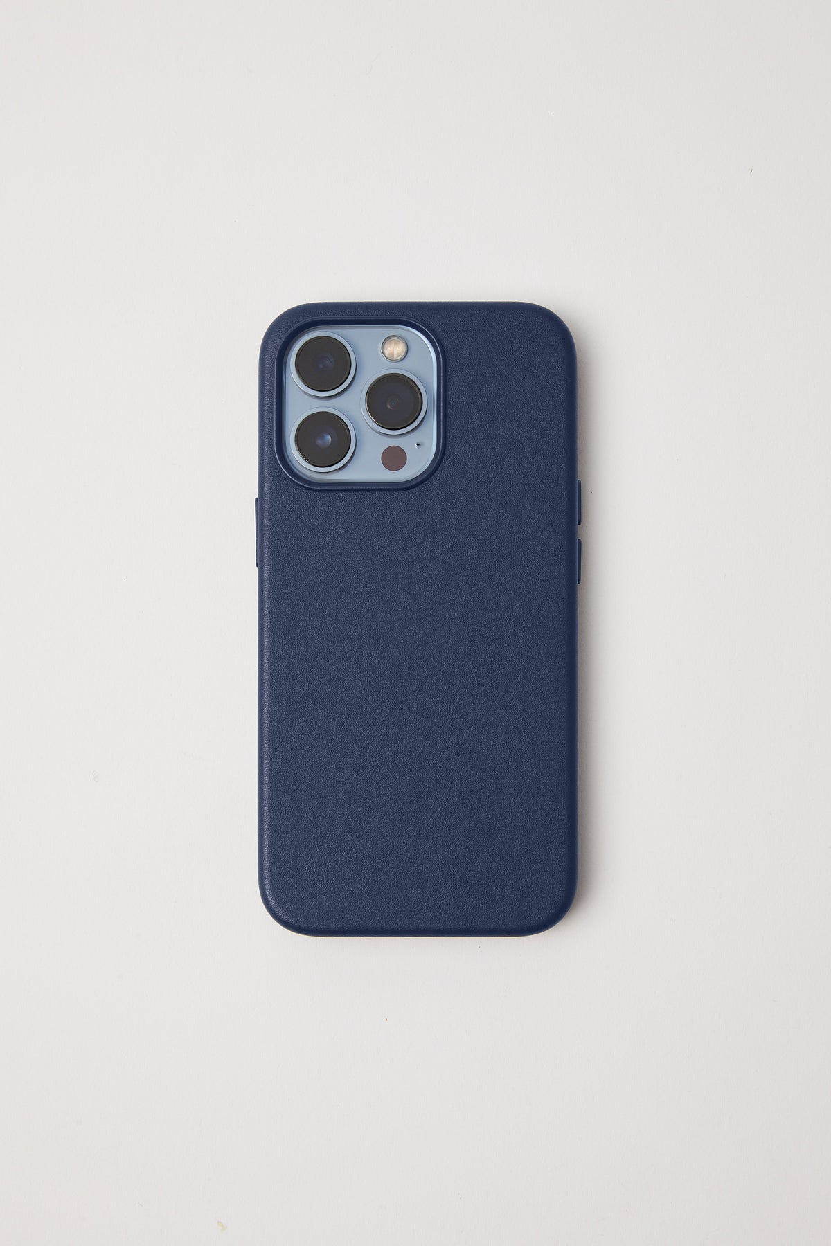 Vegan Leather iPhone 12 Case | Navy