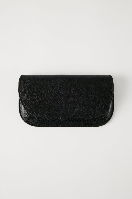 Personalised Leather Sunglasses Case | Black