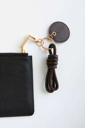 Knotted Keyring | Chocolate Gold