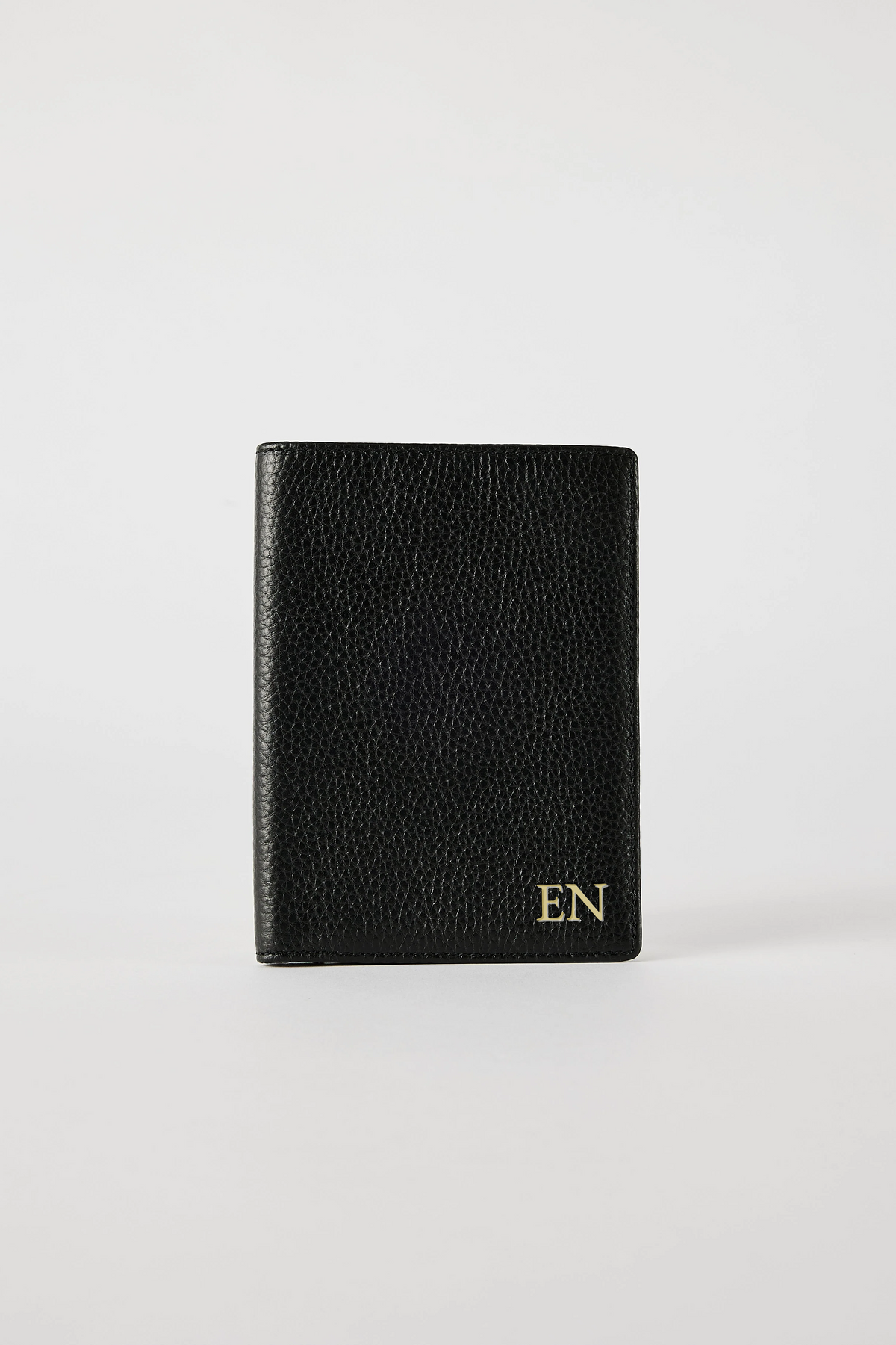 Luxury Leather Passport Wallet | Black