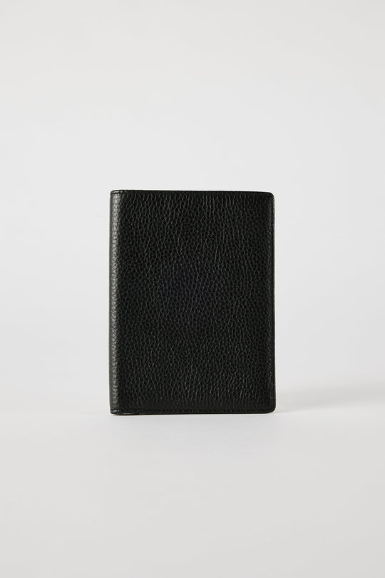Luxury Leather Passport Wallet | Black