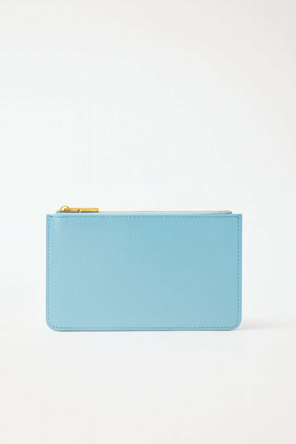 Small Leather Clutch | Blue Gold