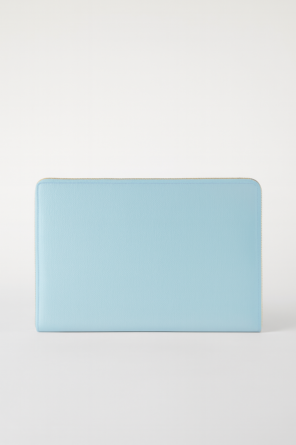 14" Padded Leather Laptop Case | Blue Gold