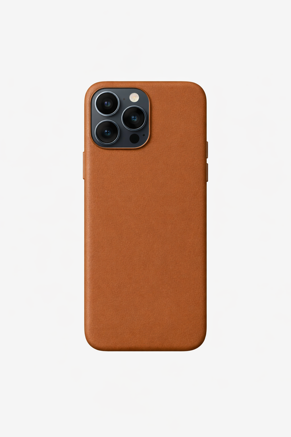 Vegan Leather iPhone 16 Pro Max Case | Saddle Brown