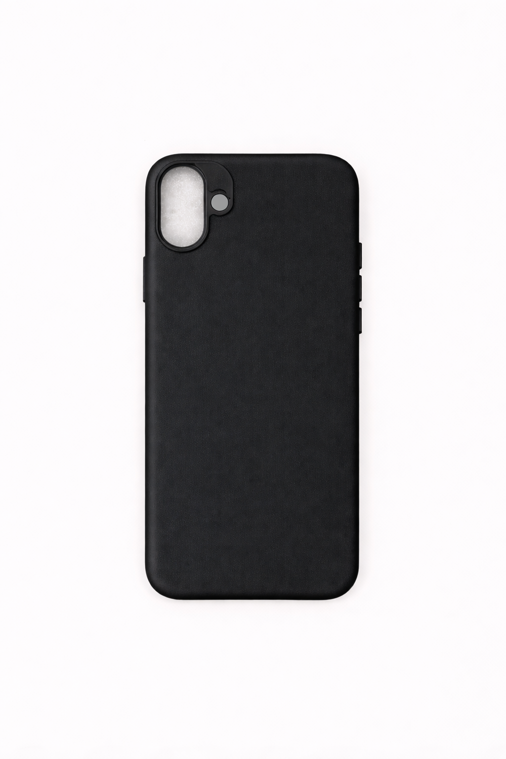 Vegan Leather iPhone 17 Case | Black