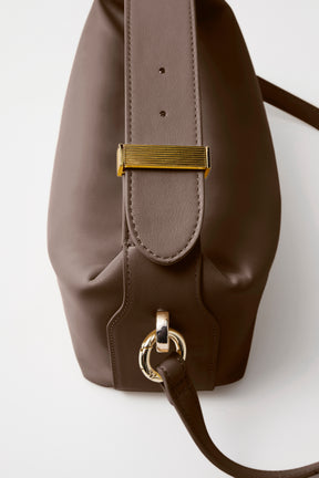 Kate Soft Leather Handbag | Walnut