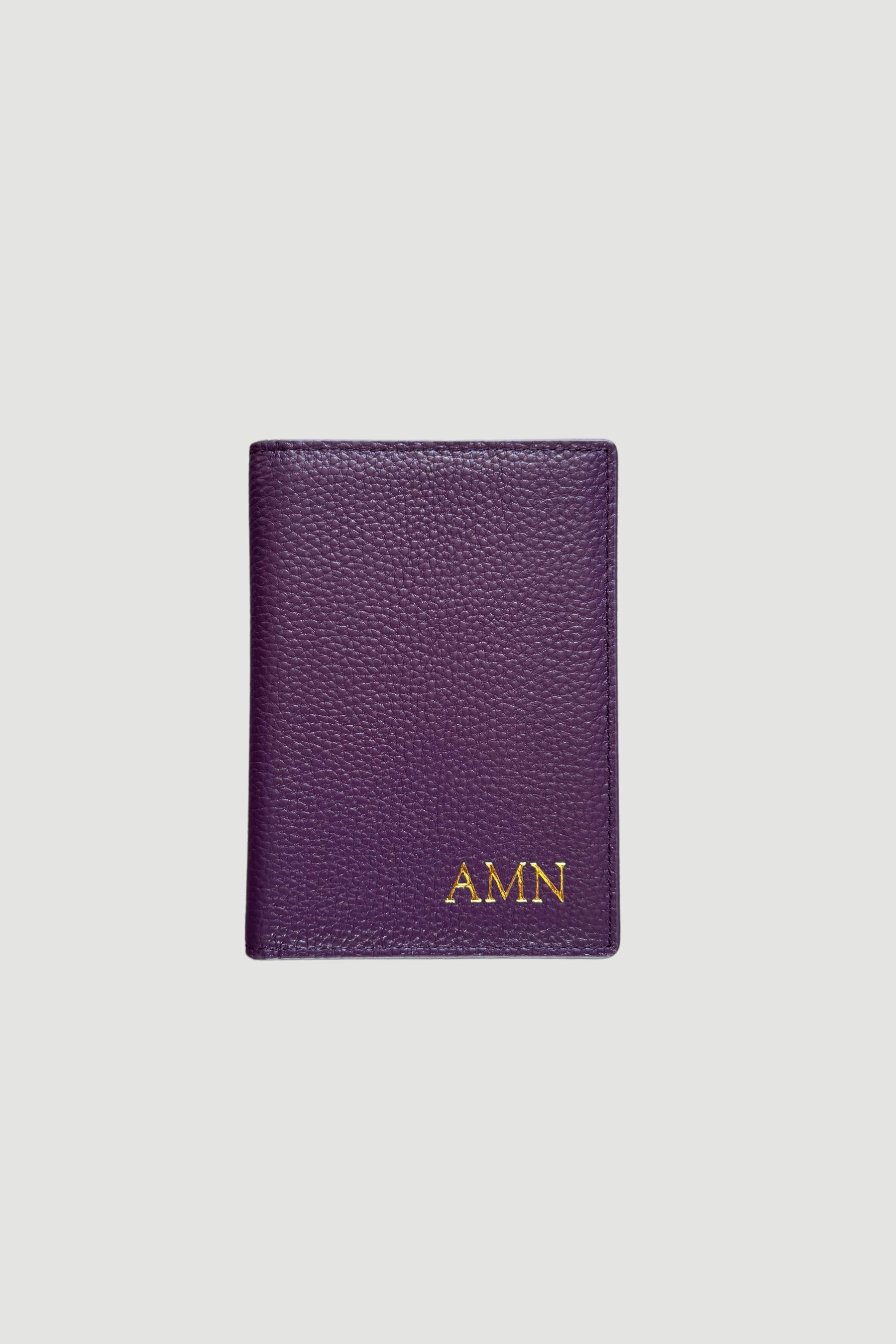 Personalised Leather Passport Holder | Dusk