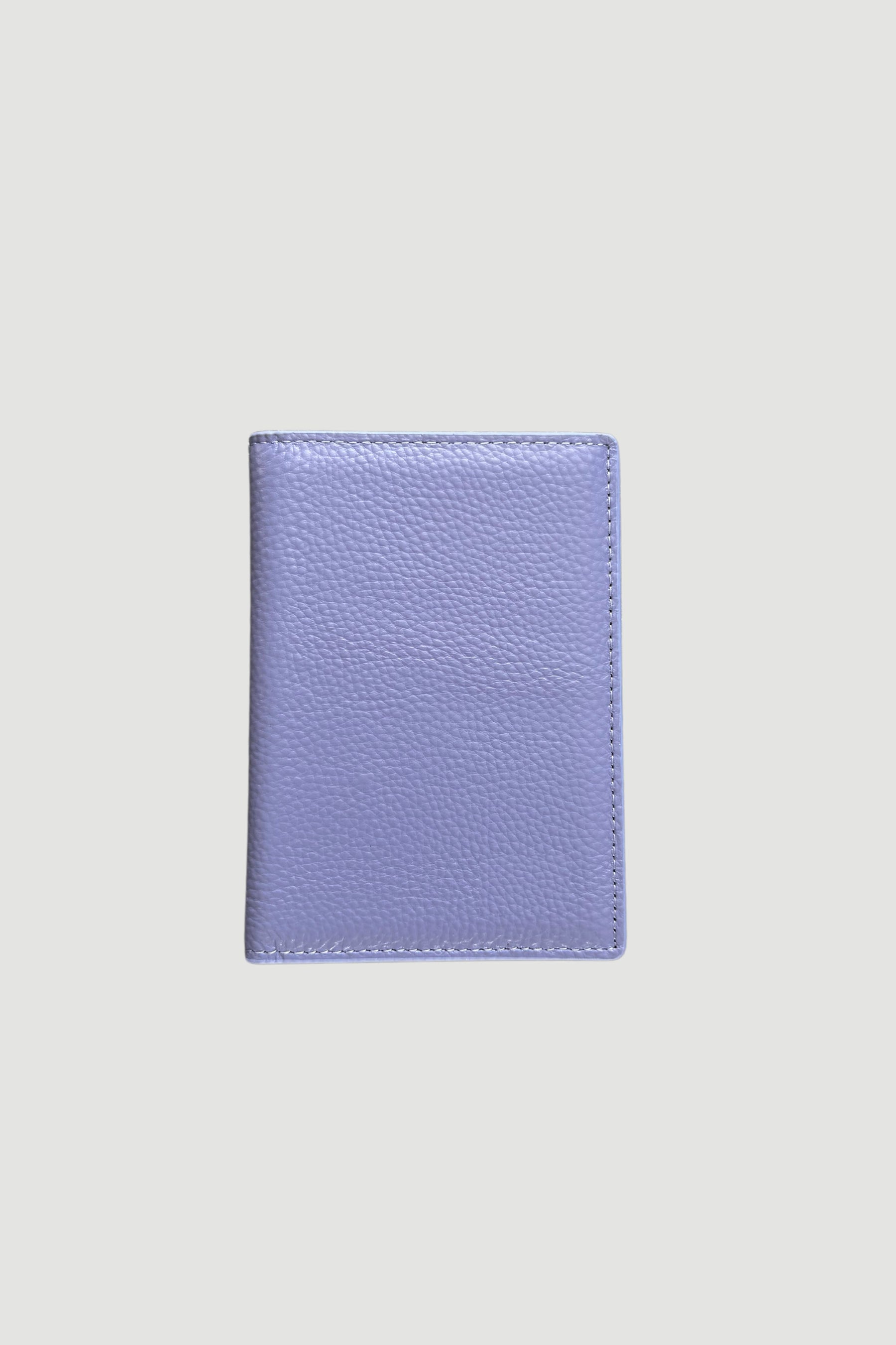 Personalised Leather Passport Holder | Lilac