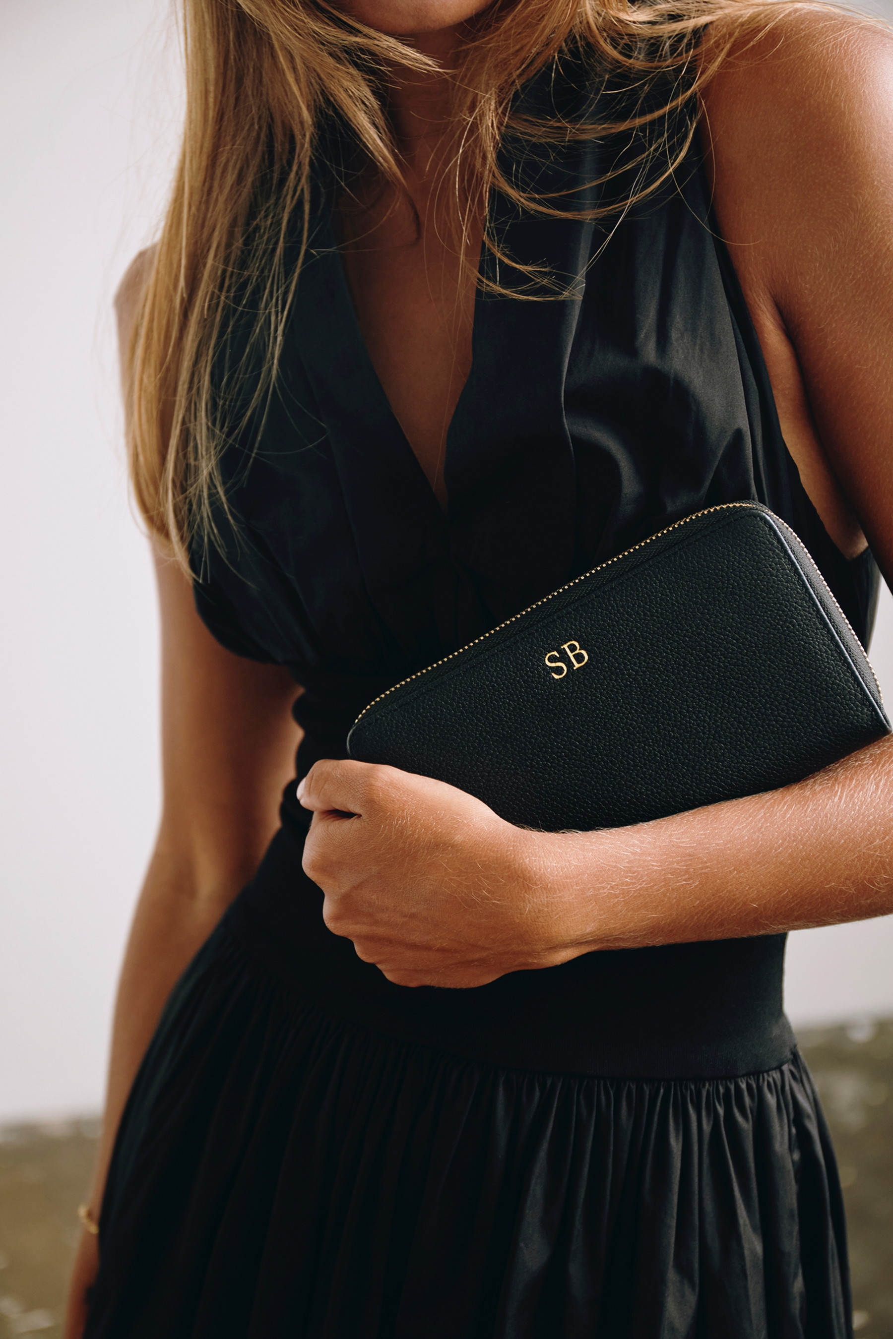 Classic Leather Wallet | Black Gold