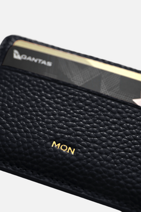 Leather Card Holder Black
