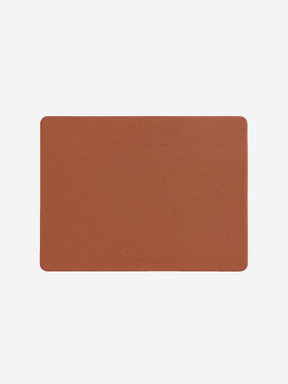 Personalised Vegetable Tan Mouse Mat  | Cognac