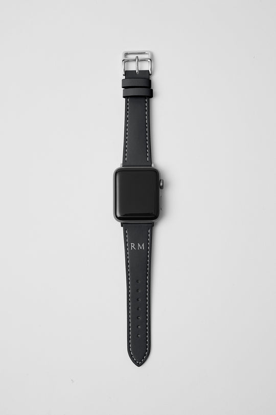 Vegan Leather Apple Watch Band | Black