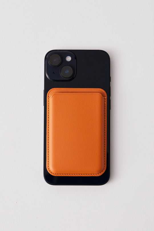 Vegan MagSafe Wallet | Orange
