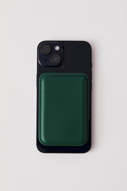 Vegan MagSafe Wallet | Cedar