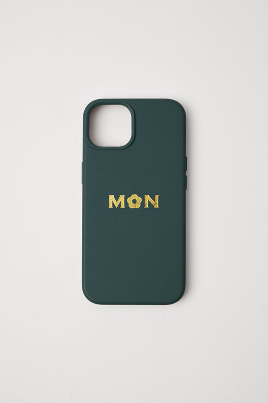 Vegan Leather iPhone 14 Pro Max Case | Forest Green